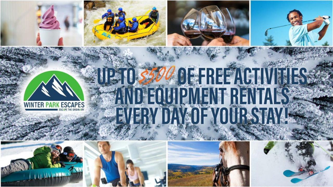 New Luxury Condo 1209 With Hot Tub, Ac & Great Views - 500 Dollars Of Free Activities & Equipment Rentals Daily Winter Park Exterior foto